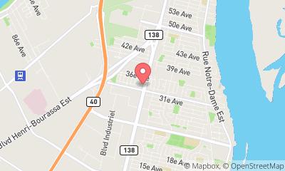 map, ALBI Chrysler Jeep Dodge RAM Fiat Pointe-aux-Trembles