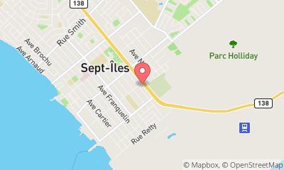 map, Sept Iles Subaru