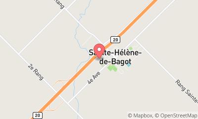 map, Roulottes A.S. Lévesque Sainte-Hélène