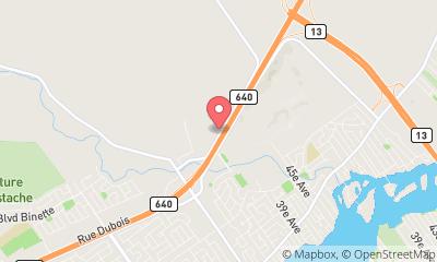 map, Nadon Sport St-Eustache