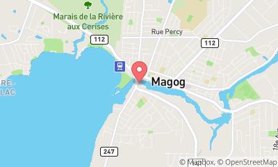 map, Magog Marine