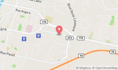 map, Location Sauvageau inc.