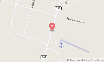 map, Location Sauvageau inc.