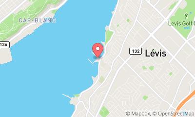 map, Parc Nautique Levy Inc