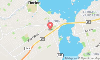 map, Family Market IGA extra Viau inc.