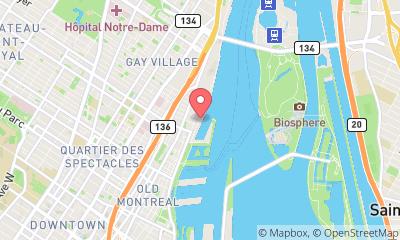 map, Vieux-Port de Montréal