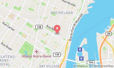 map, Academy Frontenac Centre D'arts Martiaux, Cours De Boxe, Muay Thai, Kickboxing, Jiu-Jitsu, Krav Maga, Tabata Et Eldoa