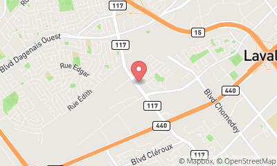 map, Gracie Barra Laval - Brazilian Jiu-Jitsu