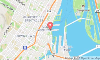 map, Montreal Museum of Archaeology and History