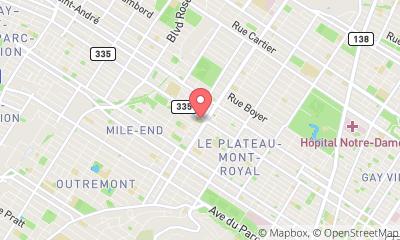 map, National Theatre School of Canada