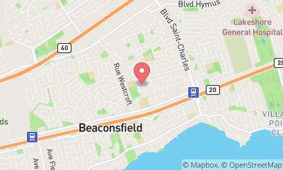 map, Stagecoach Performing Arts West Island (Beaconsfield)