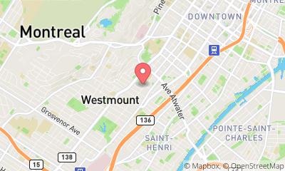 map, Danse Westmount, RAD (Royal Academy of Dance)