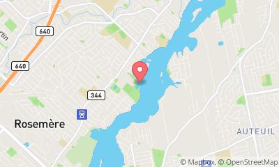 map, Marais Miller Rosemère