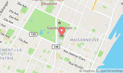 map, Club de canoë-kayak d'eau vive de Montréal