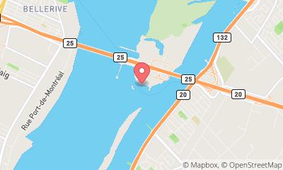 map, Longueuil Municipal Beach