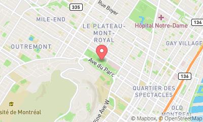 map, Jeanne-Mance Park