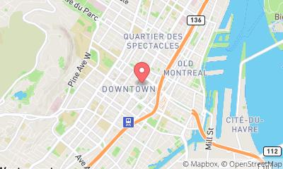 map, Hotel Fairmont The Queen Elizabeth