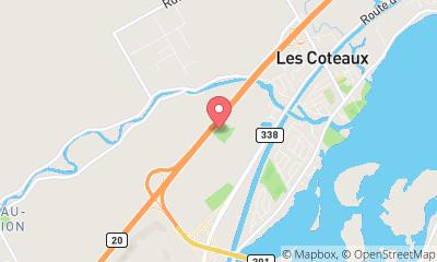 map, Montreal West KOA