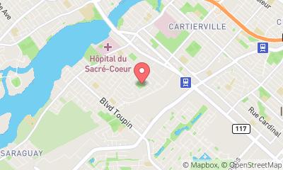 map, Chalet du Parc Marlborough