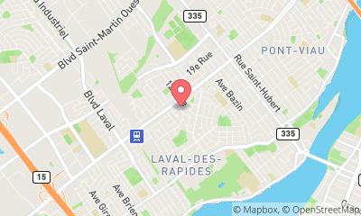 map, Amateur Soccer Club Laval www.UTXsoccer.com