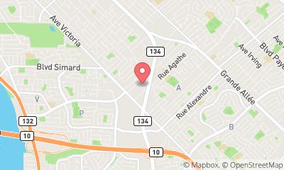 map, Canlan ice sports Montreal