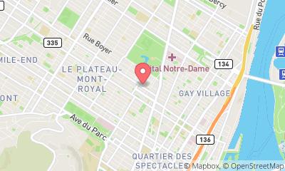 map, Rugby Club Montréal