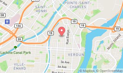 map, Montreal Irish Rugby Football Club Practice Field