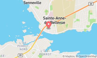 map, SAINTE-ANNE-DE-BELLEVUE RUGBY FOOTBALL CLUB