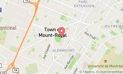 map, Town Of Mount Royal Curling Club