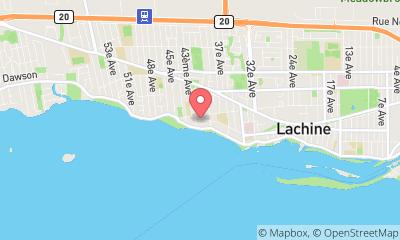 map, Club De Curling Lachine
