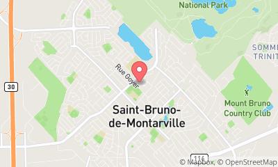 map, Club De Curling St-Bruno