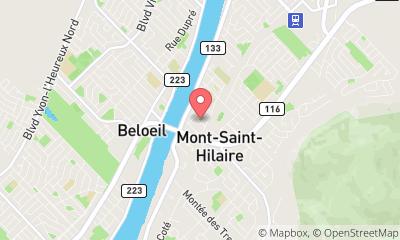 map, Club de Curling Bel-Aire