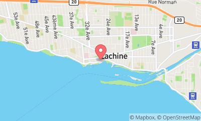 map, Aviron Lachine