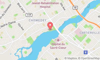 map, Club d'aviron de Laval