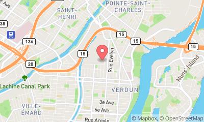 map, Quebec Cricket Federation Ground