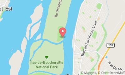 map, Centre de service Grosbois