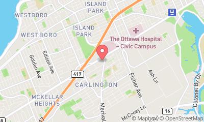 map, Best Western Plus Ottawa City Centre