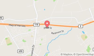 map, Leisure Time Sales - Moncton