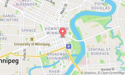map, Humphry Inn & Suites, Downtown Winnipeg
