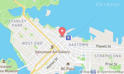 map, Auberge Vancouver Hotel