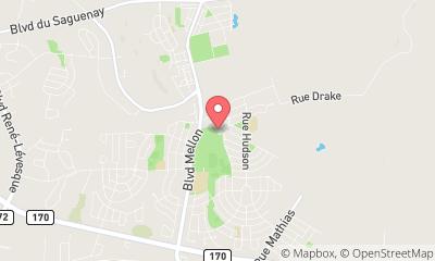 map, Auberge Québec Issime