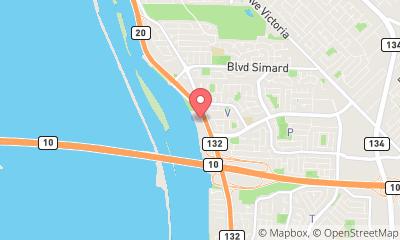 map, Motel du Fleuve