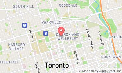 map, Nick's Sports Shop & Central Surplus