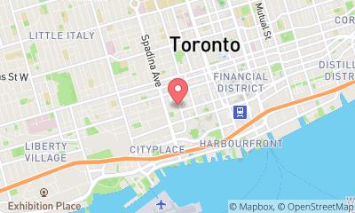 map, Bisha Hotel Toronto