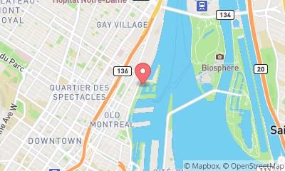 map, Tyrolienne MTL Zipline