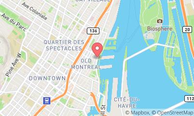 map, Lachine Rapids Tours Ltee / Expédititons sur les rapides de Lachine Ltée