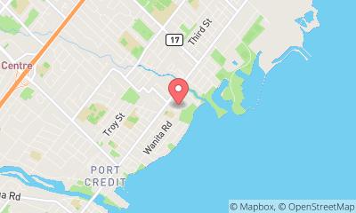 map, Port Credit Adventure Rentals