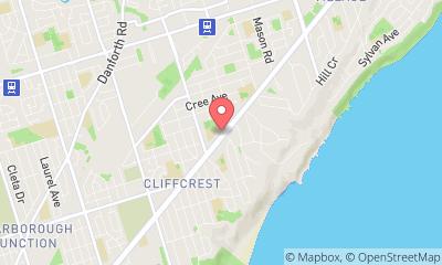 map, Cliffcrest Thai Boxing Club