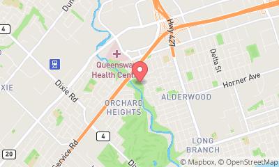 map, Etobicoke Valley Park Baseball Diamonds