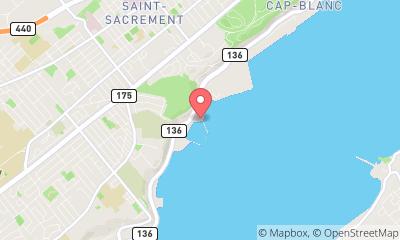map, Quebec Yacht Club